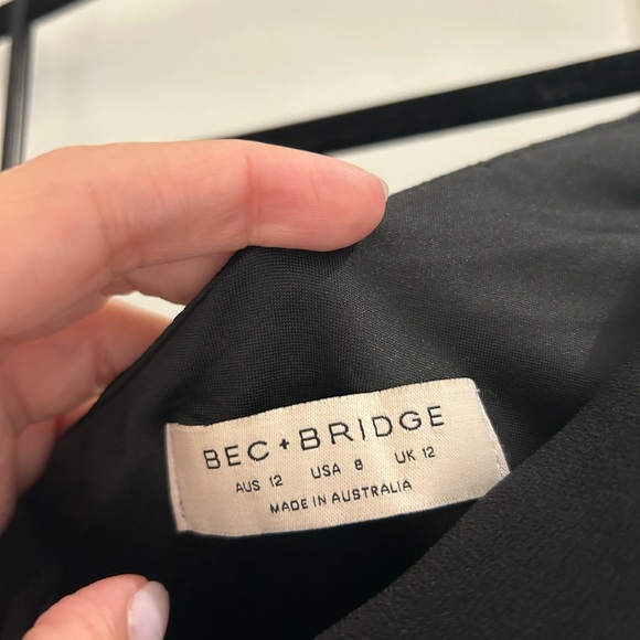 Bec + Bridge Black Midi Dress Gown - Picture 6 of 6